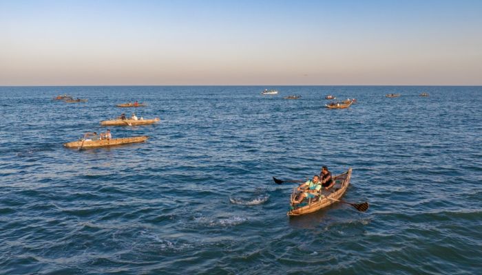 سباقات تجديف القوارب التقليدية الشوش بشمال الباطنة