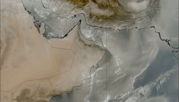 استمرار تأثر عموم المحافظات بالغبار مصحوبا بانخفاض الرؤية الأفقية