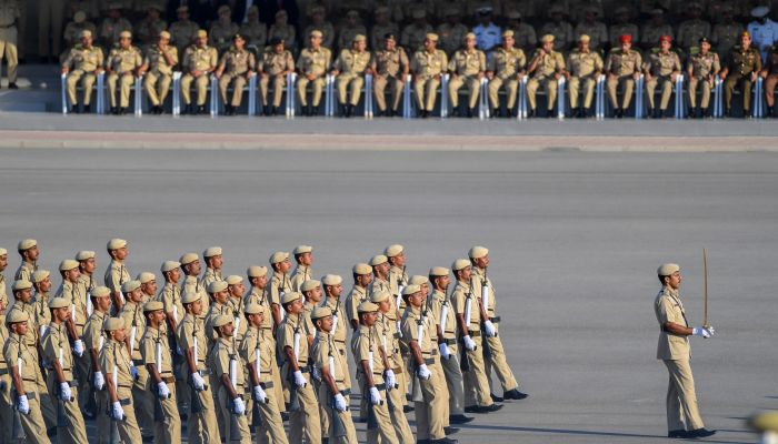 شؤون البلاط السُّلطاني يحتفل بتخريج الدورة الـ 19 من الجنود المستجدين