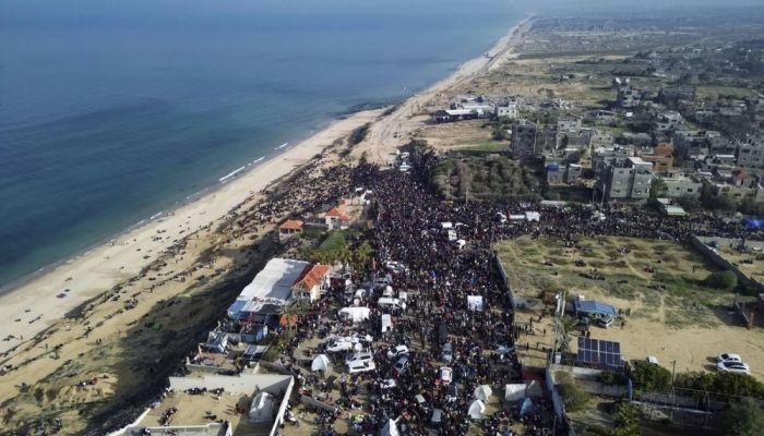 عودة النازحين الفلسطينيين إلى شمال قطاع غزة