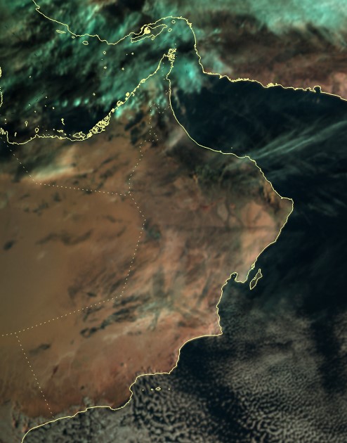 الطقس: صحو بوجه عام..وفرص لهطول أمطار على مسندم