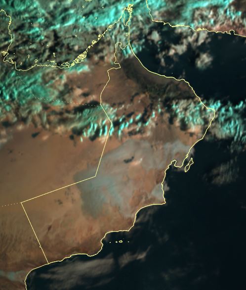 الطقس: صحو بوجه عام..وفرص لهطول أمطار على مسندم وشمال الباطنة