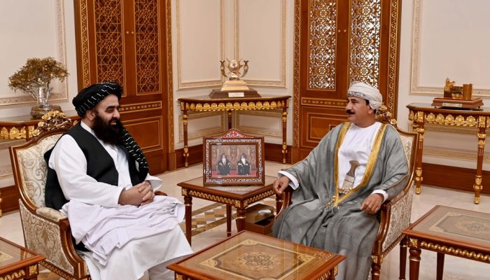 وزير المكتب السلطاني يستقبل وزير خارجية أفغانستان المكلّف وسفيري العراق ورومانيا
