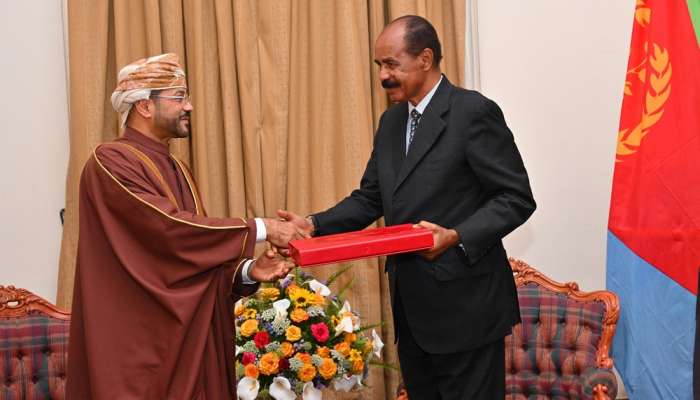 HM sends written message to President of Eritrea