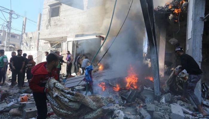 استشهاد 5 فلسطينيين في قصف لقوات الاحتلال الإسرائيلي على خان يونس