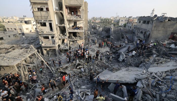 استشهاد 15 فلسطينيًّا في قصف الاحتلال الإسرائيلي قطاع غزة