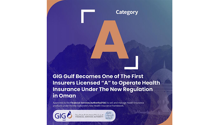 GIG Gulf secures Category “A” Health Insurance License under new regulatory framework in Oman