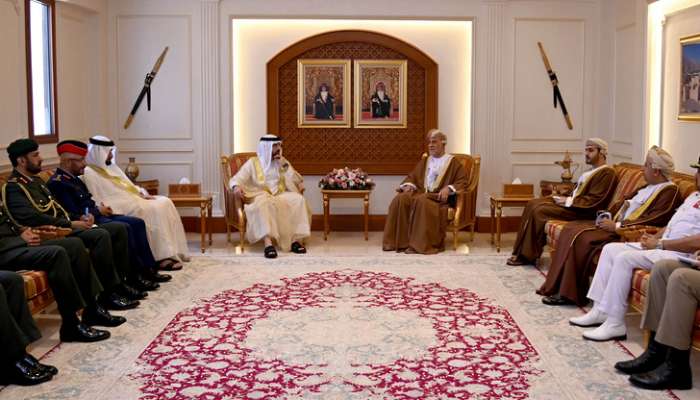 Sayyid Shihab receives Crown Prince of Dubai