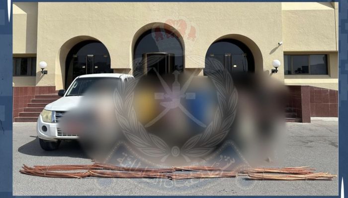 القبض على 8 وافدين سرقوا كابلات كهربائية في بركاء