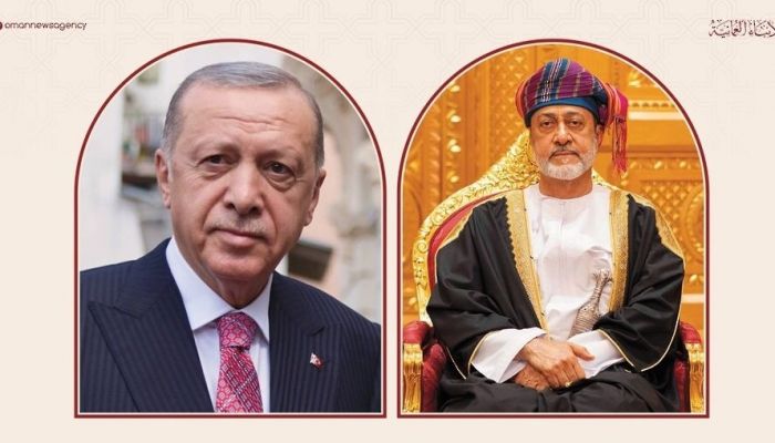 جلالةُ السُّلطان المعظّم يتلقّى اتصالًا هاتفيًّا من الرئيس التركي