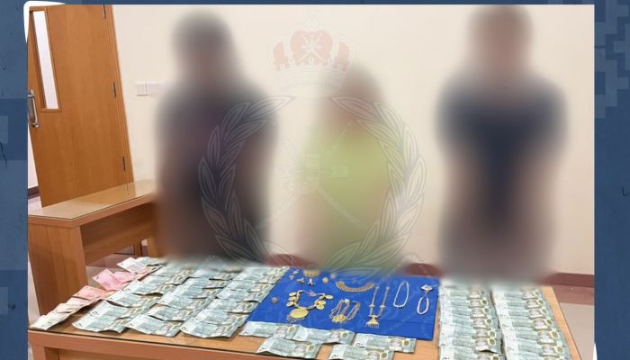 القبض على ثلاثة أشخاص سرقوا من منزل في السيب