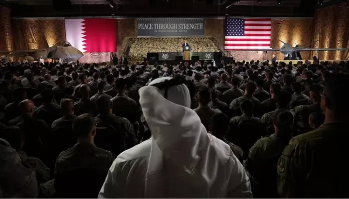 إيران تضرب قاعدة العديد الأمريكية في قطر