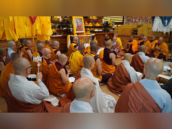Tibetans and Koreans celebrate His Holiness the 14th Dalai Lama's 90th birthday with a long-life prayer ceremony