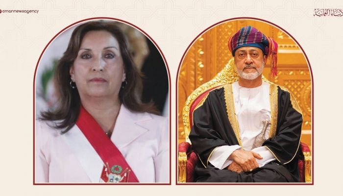 جلالةُ السّلطان المعظّم يهنّئ رئيسة جمهورية بيرو