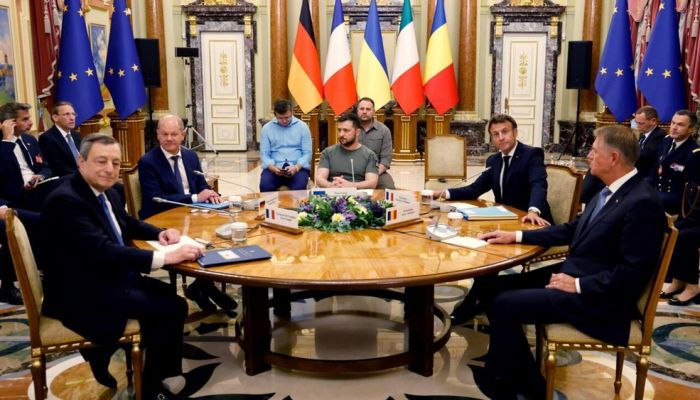 قادة أوروبيون: الطريق إلى السلام في كييف لا يمكن أن يتقرر بدون أوكرانيا