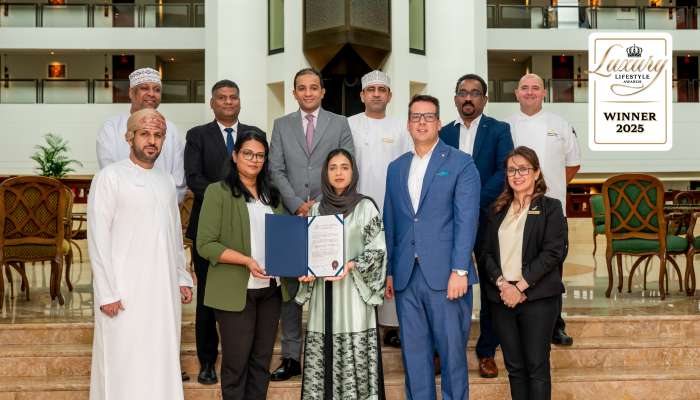 InterContinental Muscat Wins "Best Luxury Urban Resort in Oman" at Luxury Lifestyle Awards 2025