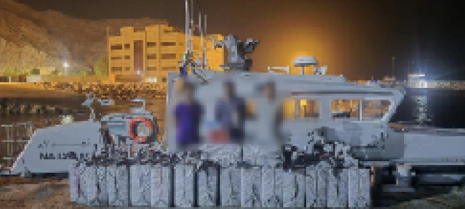 إحباط تهريب كميات ضخمة من الخمور قبالة شاطئ خصب