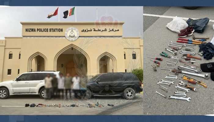 القبض على ٦ آسيويين سرقوا كابلات وأسلاك كهربائية