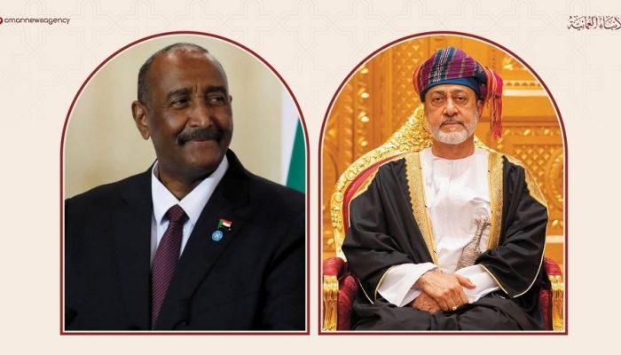 جلالةُ السُّلطان يُعزّي رئيس مجلس السيادة الانتقالي السُّوداني
