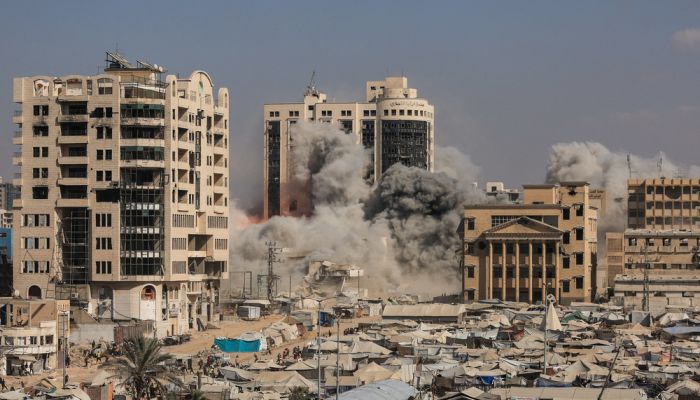 استشهاد 17 فلسطينيًّا في غارات جيش الاحتلال الإسرائيلي على قطاع غزة