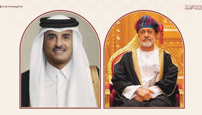جلالة السلطان يجري اتصالا هاتفيا مع أمير دولة قطر