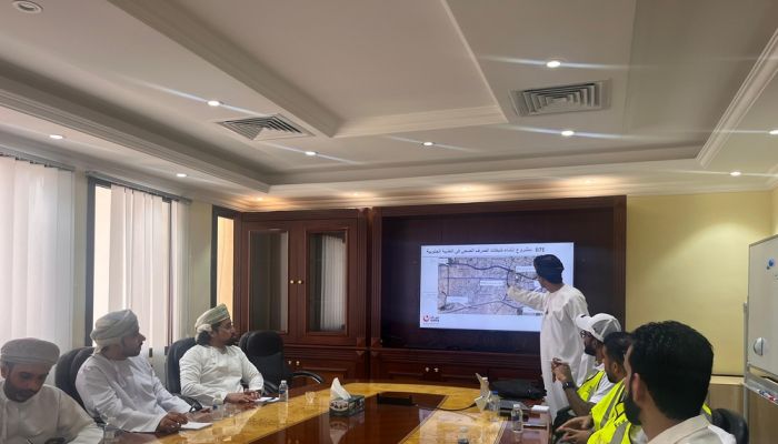 نماء للمياه تستعرض مشروعات شبكات الصرف الصحي بولاية بوشر