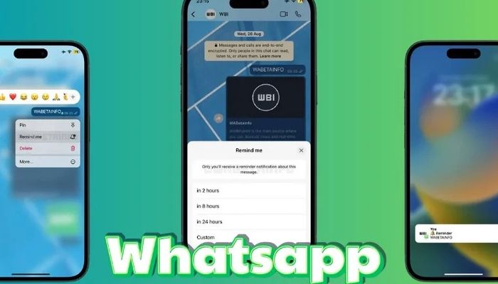تعرف على ميزة الواتساب الجديدة للتذكير بالرسائل على أجهزة آيفون