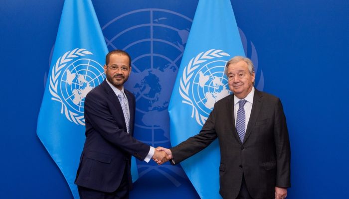وزير الخارجية يجتمع مع الأمين العام للأمم المتحدة