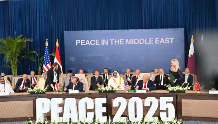 بيان من رئاسة جمهورية مصر العربية يؤكد وقف الحرب في غزة بصورة شاملة، وانسحاب ىإسرائيل ودخول المساعدات