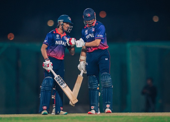 Nepal defeat Oman in Super Six match after both teams qualify for Men’s T20 World Cup