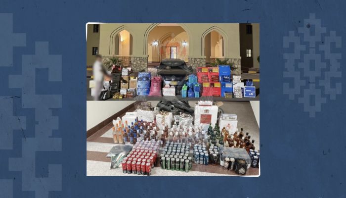 القبض على آسيويين لحيازتهما كميات كبيرة من المشروبات الكحولية