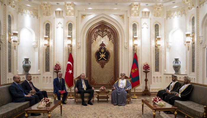 جلالة السُّلطان والرئيس التركي يعقدان لقاءً خاصًّا بقصر العلم العامر