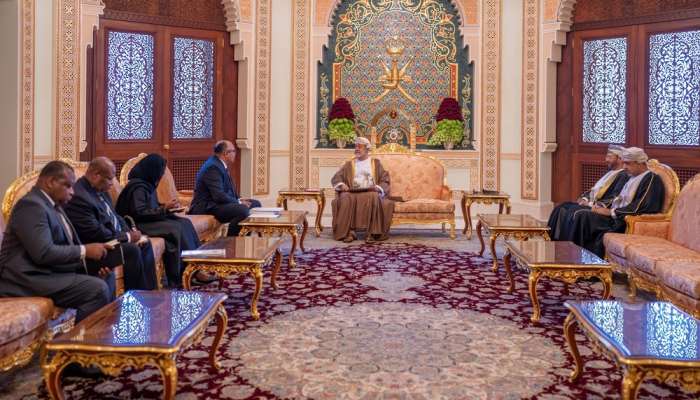 His Majesty receives written message from President of Tanzania
