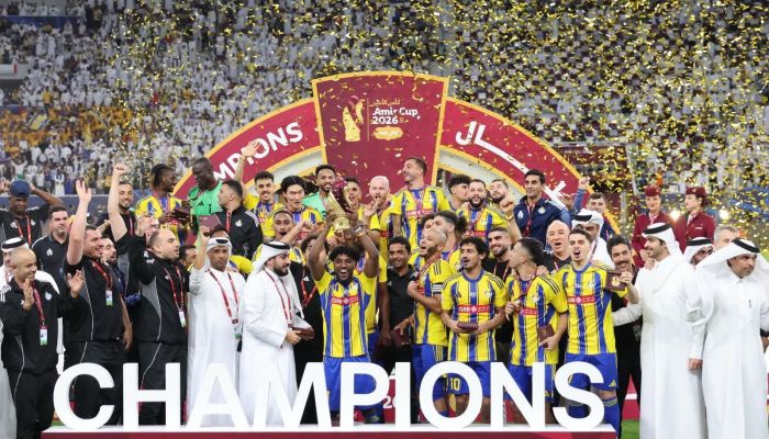 نادي الغرافة الرياضي يتوج بلقب كأس الأمير 2026 